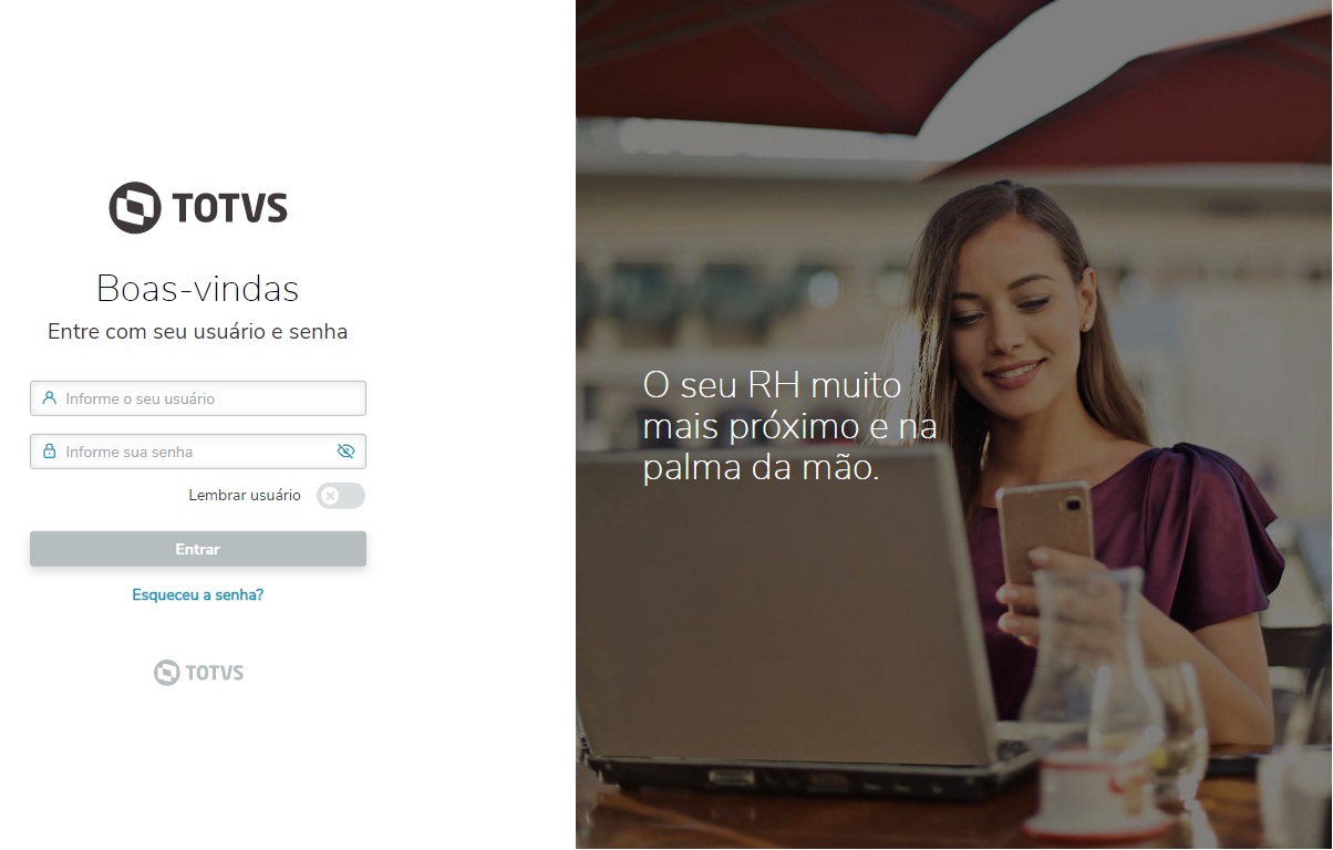 Preview do Portal RH Web